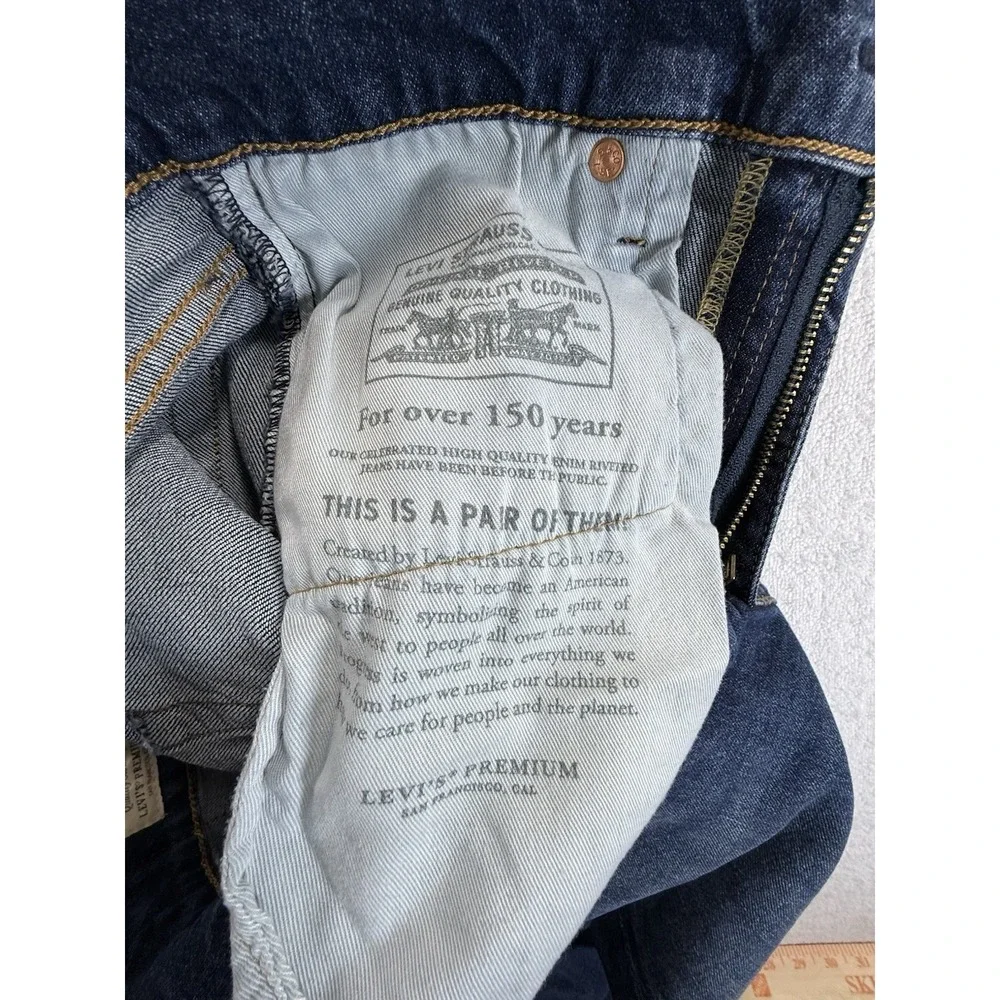 Levi's 511 Jeans Mens 30x32 Blue Slim Fit Medium Wash Faded American Denim Pants